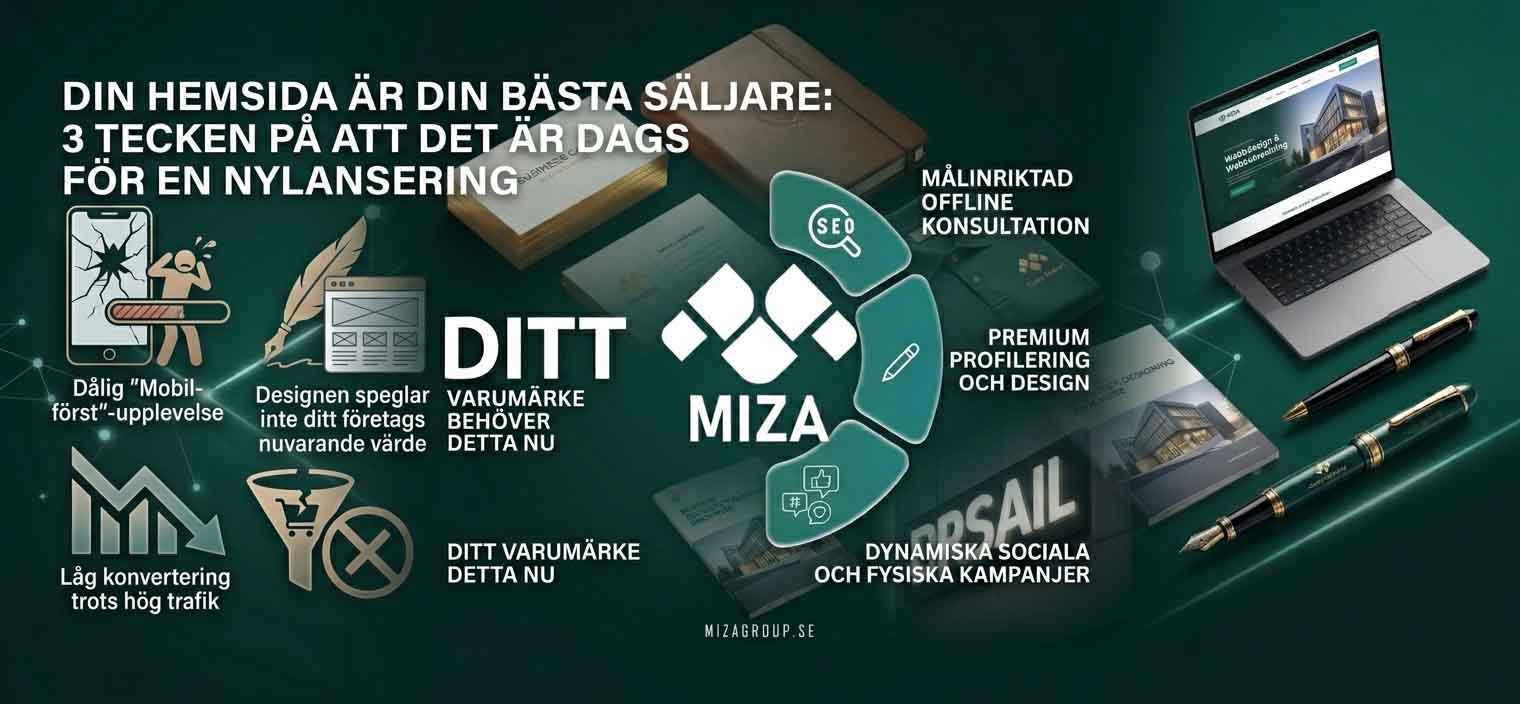 Din hemsida är din bästa säljare: 3 tecken på att det är dags för en nylansering